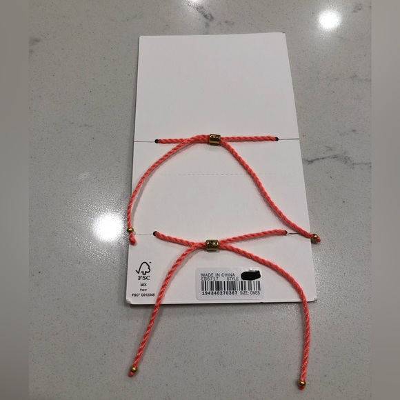 NWT Madewell Starfish 2 pack Friendship bracelets set - Picture 4 of 9